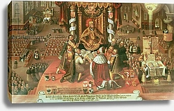 Постер Школа: Немецкая 17в The Delivery of the Augsburg Confession, 25th June 1530, 1617
