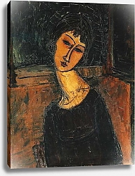 Постер Модильяни Амедео (Amedeo Modigliani) Jeanne Hebuterne, c.1916-17