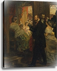 Постер Мензель Адольф In the Opera House, 1862