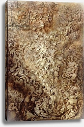 Постер Рубенс Петер (Pieter Paul Rubens) The Last Judgement, 1615