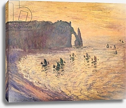 Постер Моне Клод (Claude Monet) The Cliffs at Etretat, 1886