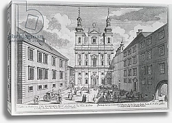 Постер Клейнер Саломон (грав) View of the Jesuitenkirche and Dr-Ignaz-Seipal-Platz in Vienna