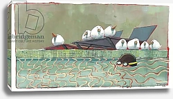 Постер МакГрегор Томас (совр) Pool Birds