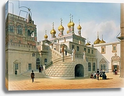 Постер Беност Феликс View of the Boyar Palace in the Moscow Kremlin, printed by Lemercier, Paris, 1840s 1