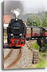 Постер Германия. Железная дорога в Вернигероде