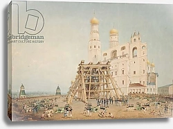 Постер Садовников Василий Raising of the Tsar-bell in the Moscow Kremlin in 1836, 1839 1