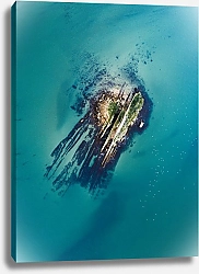 Постер Скала в океане