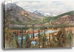 Постер Коппинг Харольд The Bow River at Banff