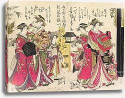 Постер Кеден Санто Shin bijin awase jihitsu kagami, Pl.1