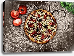 Постер Итальянская пицца 1