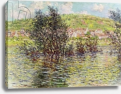 Постер Моне Клод (Claude Monet) Vetheuil, View from Lavacourt, 1879