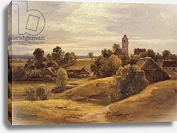 Постер Моргенштерн Кристиан Village near Dachau, 1859