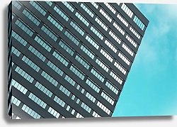 Постер Здание на фоне голубого неба