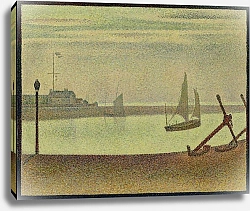 Постер Сера Жорж-Пьер (Georges Seurat) Канал в Грейвлайнз, Вечер