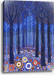 Постер Ньютон Давид (совр) Blue Forest, 2011,