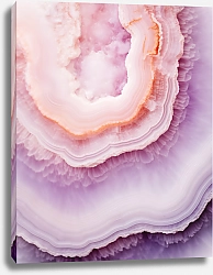 Постер Geode of pink agate stone 9