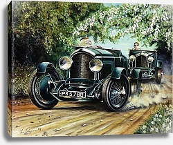Постер Финлейсон Ян (совр) Duelling Bentleys, 1995