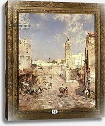Постер Ютенбергер Франц Figures in a Moorish Town