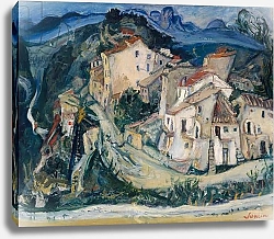 Постер Сутин Хаим View of Cagnes, c.1924-25