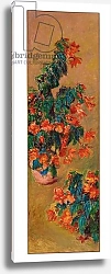 Постер Моне Клод (Claude Monet) Azalées rouges en pot, 1883