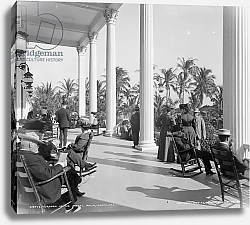 Постер Неизвестен Veranda of the Hotel Royal Palm, Miami, Florida, c.1905