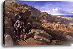 Постер Симпсон Вильям Two Bandits in the Hills, 1857