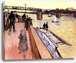 Постер Ван Гог Винсент (Vincent Van Gogh) Мост в Тринкветайле