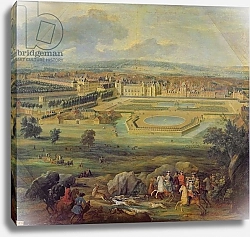 Постер Мартин Пьер View of the Palace of Fontainebleau from the Parterre of the Tiber, 1722