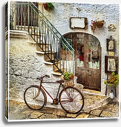 Постер Старая улочка Италии, ретро-фото