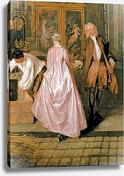 Постер Ватто Антуан (Antoine Watteau) The Gersaint Shop Sign, 1721 2