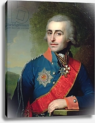 Постер Боровиковский Владимир Portrait of General aide-de-camp Count Pyotr Tolstoy 1799