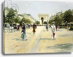 Постер Стейн Джордж Avenue of the Bois de Boulogne; Avenue du Bois de Boulogne,
