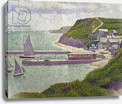 Постер Сера Жорж-Пьер (Georges Seurat) Harbour at Port-en-Bessin at High Tide, 1888