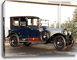 Постер Rolls-Royce Silver Ghost 40 50 Coupe de Ville by Mulbacher '1920