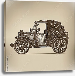 Постер Старинный автомобиль 1