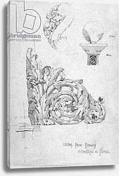 Постер Макинтош Чарльз Notes from Itally [sic], Certosa di Pavia, 1891