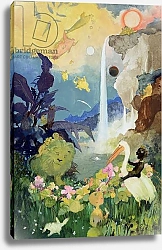 Постер Адамсон Джордж (совр) Fantasy Nature Scene
