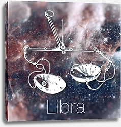 Постер Астрологический знак зодиака - Весы