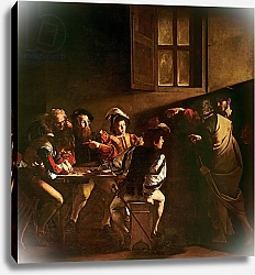 Постер Караваджо (Caravaggio) The Calling of St. Matthew, c.1598-1601