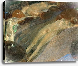 Постер Климт Густав (Gustav Klimt) В водном потоке