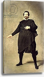 Постер Веласкес Диего (DiegoVelazquez) Portrait of the Buffoon Pablo de Valladolid, c.1632