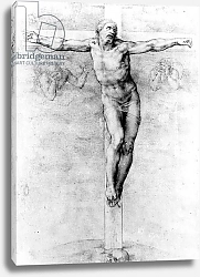 Постер Микеланджело (Michelangelo Buonarroti) Christ on the Cross