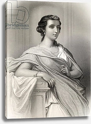 Постер Стаал Пьер (грав) Aspasia of Milet illustration from 'World Noted Women' by Mary Cowden Clarke, 1858
