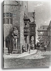 Постер Вернер Карл Town Hall, Halberstadt, engraved by E. Joubert, printed by Cassell & Company Ltd