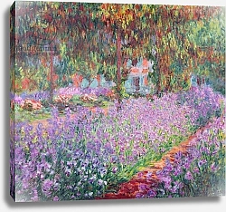 Постер Моне Клод (Claude Monet) The Artist's Garden at Giverny, 1900