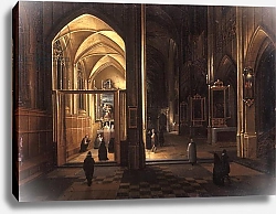 Постер Стенвейк Хендрик The Interior of a Gothic Church