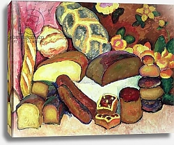 Постер Машков Илья Still Life with Loaves of Bread