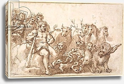Постер Кортона Пьетро PD.10-1922 Allegory of the Labours of Hercules