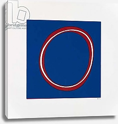 Постер Данн Алекс (совр) Red Circle on Blue