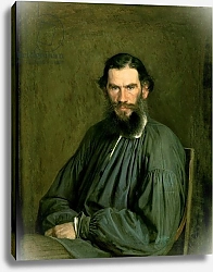 Постер Крамской Иван Portrait of Count Lev Nikolaevich Tolstoy 1873